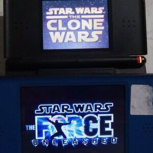 Star Wars Clone + Force Unleashed Bundle Tested Nintendo DS Video Games + Case